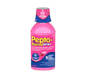 Image of product Pepto-Bismol - Pepto-Bismol Extra Strenght, 350 ml, Cherry