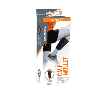 Adjustable Calf Support, 1 unit, Small/Medium, Black
