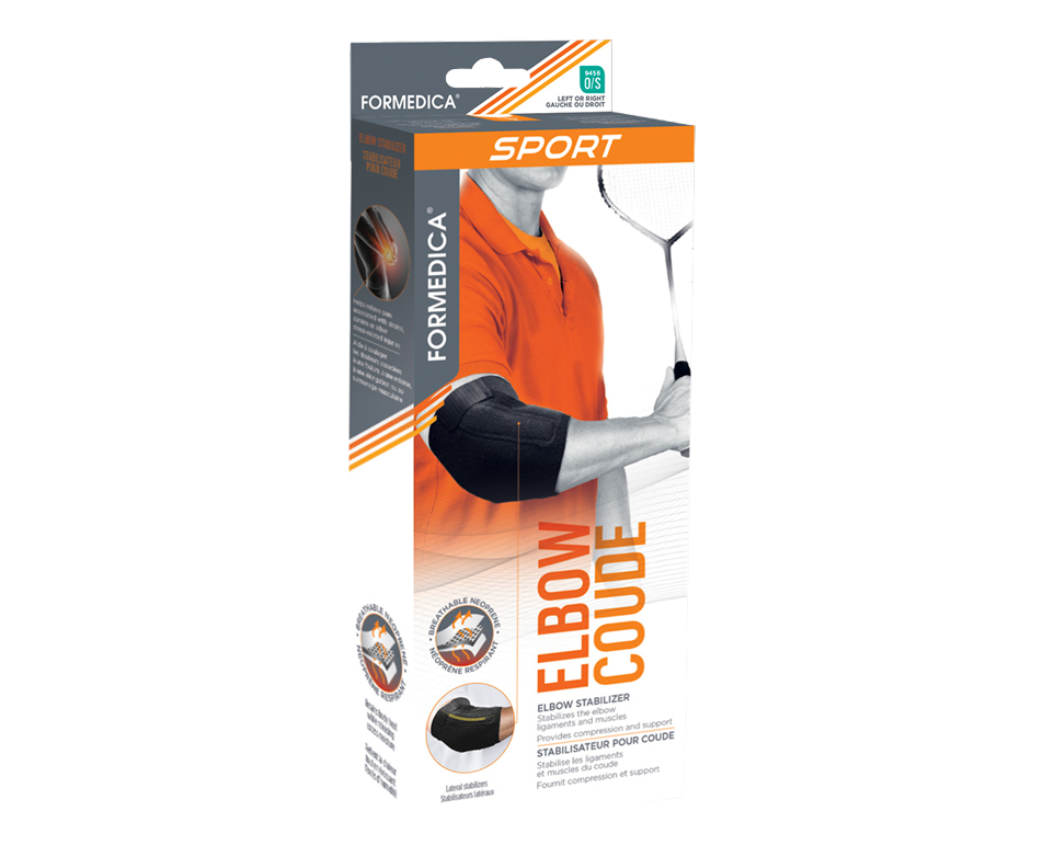 Universal Elbow Stabilizer, 1 unit, Black Formedica Orthopedics