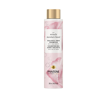 Image of product Pantene - Pro-V Nutrient Blends Miracle Moisture Boost Rose Water Sulfate Free Shampoo, 285 ml