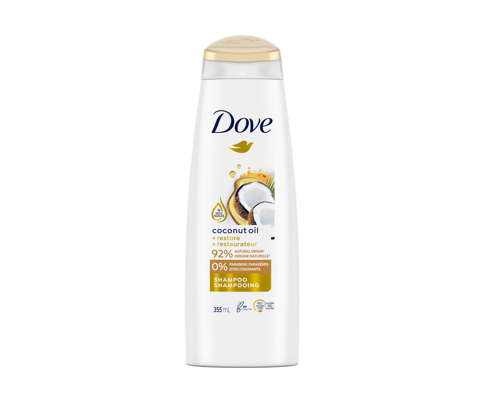 Nourishing Secrets Shampoo, Coconut Oil and Tumeric, 355 ml Dove