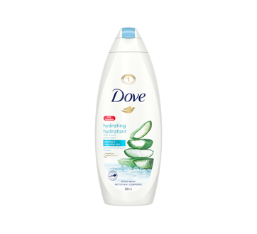 Image of product Dove - Dove Hydrating Body Wash, 650 ml, Aloe + Birch Water
