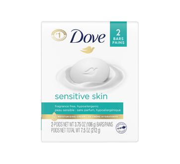 Sensitive Skin Beauty Bar, 2 units