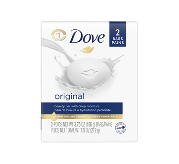 Image of product Dove - White Beauty Bar, 2 units