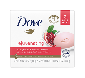 Pomegranate and Lemon Verbena Beauty Bar Revive, 3 units