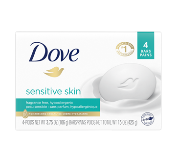 Sensitive Skin Beauty Bar, 4 units