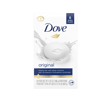 Image of product Dove - White Beauty Bar, 6 units