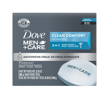 Image of product Dove Men + Care - Body + Face Bar, 318 g, Clean Comfort