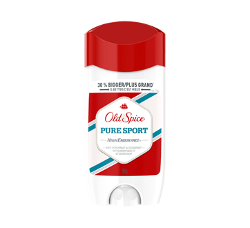 Image of product Old Spice - High Endurance Pure Sport Invisible Solid Anti-Perspirant and Deodorant for Men, 96 g, Pure Sport
