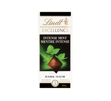 Lindt Excellence Chocolate, 100 g, Intense Mint