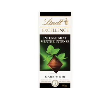 Lindt Excellence Chocolate, 100 g, Intense Mint