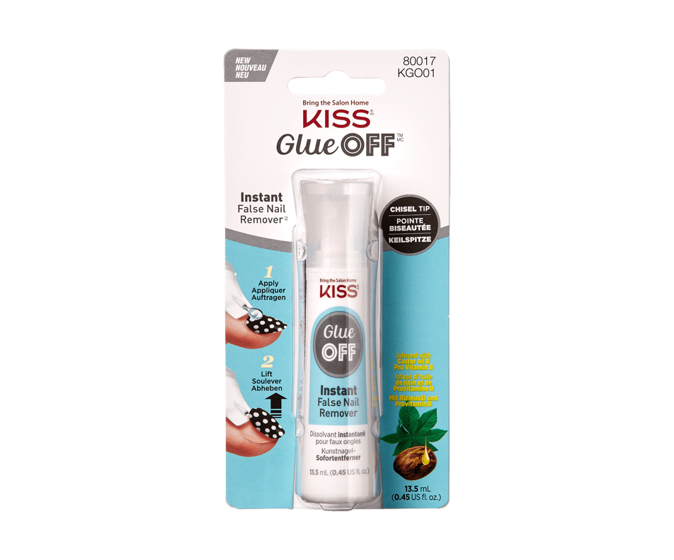 Glue Off Instant False Nail Remover, 1 unit Kiss Artificial nails