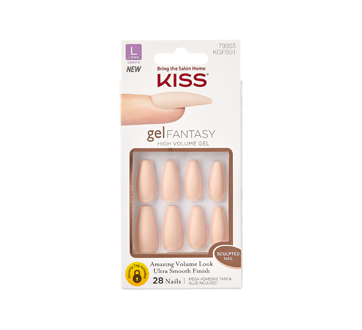 Image 1 of product Kiss - Gel Fantasy Nails, 28 units, 4 the Cause
