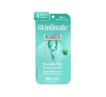 Disposable Razor for Women, Sensitive Skin, 4 units