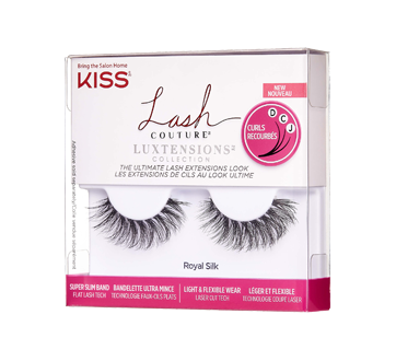 Image 3 of product Kiss - Lash Couture Luxtensions Strip Lashes, Royal Silk, 1 unit