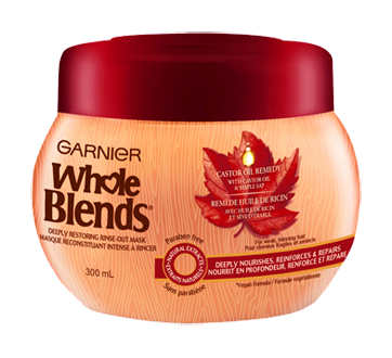 Image of product Garnier - Whole Blends Castor Oil Remedy Mask, 300 ml