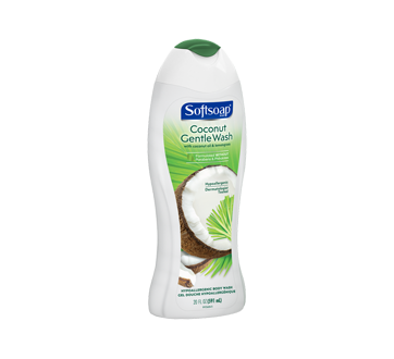 Coconut Gentle Wash Hypoallergenic Body Wash, 591 ml, Coconut Oil & Lemongrass