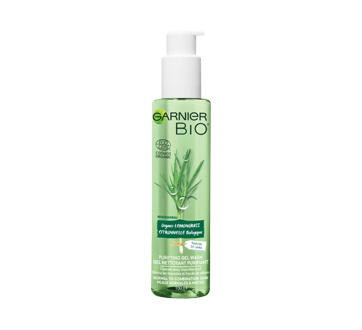 Garnier Bio Purifying Gel Wash with Organic Lemongrass, 150 ml