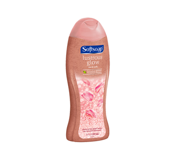 Image of product SoftSoap - Lustrous Glow Exfoliating Body Wash, 591 ml, Rose & Vanila