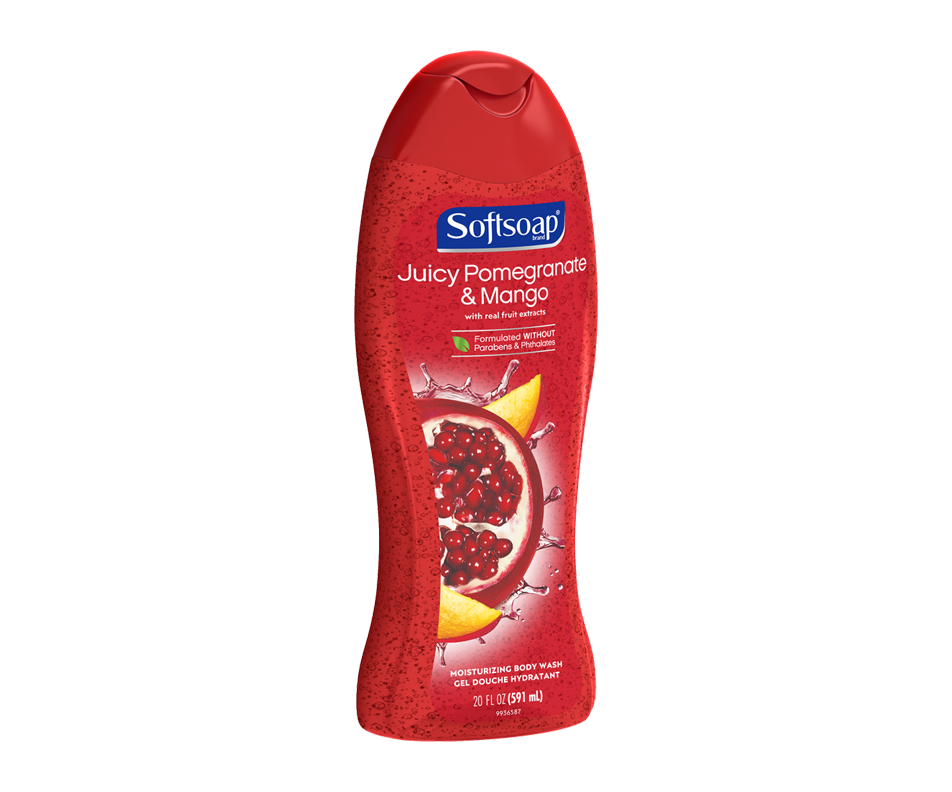 Juicy Pomegranate & Mango Moisturizing Body Wash, 591 ml SoftSoap