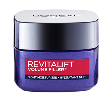 Revitalift Volume Filler Anti-Aging Replumping Night Moisturizer with Hyaluronic Acid + Fibroxyl, 50 ml