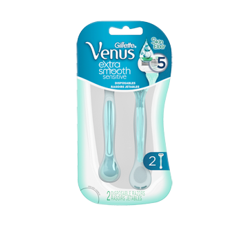 Venus Extra Smooth Sensitive Women's Disposable Razors, 2 units