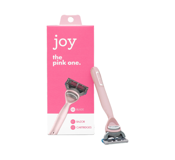 The pink one Razor, Handle + 2 razor blade refills, 2 units