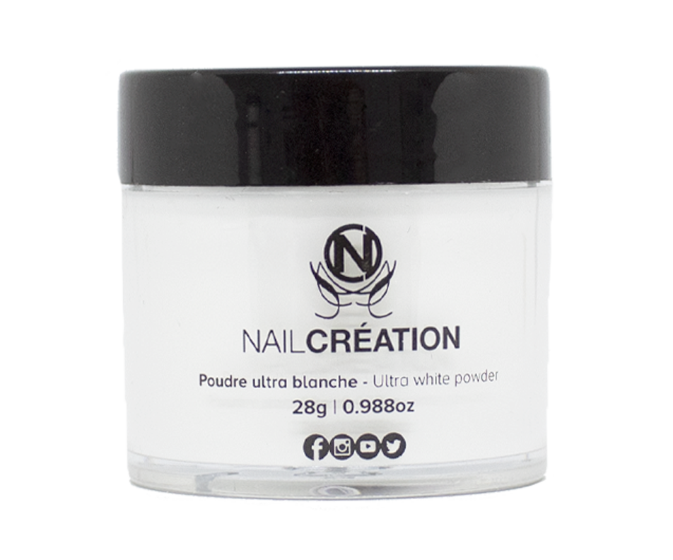 Ultra White Powder, 28 g Nail Création Artificial nails and nail