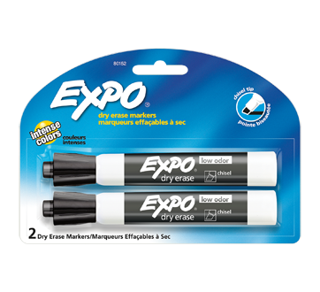 Dry Erase Markers Chisel Tip, 2 units