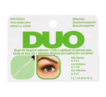 Image of product Ardell - Duo Brush on Striplash Adhesive, 1 unit, White/Clear