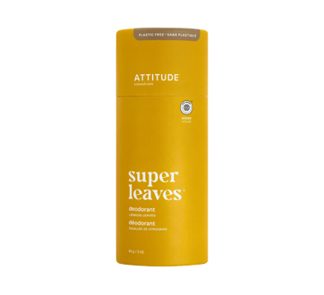 Image 1 of product Attitude - Super leaves Plastic-Free Natural Deodorant, 85 g, Lemon Leaves