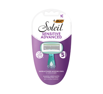 BIC Soleil Sensitive Advanced Shavers, 2 units
