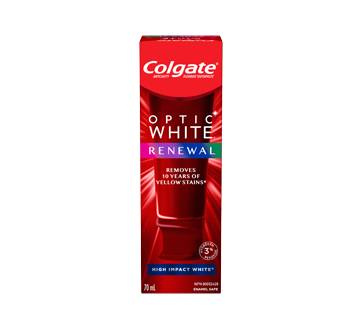 Image of product Colgate - Optic White Renewal Teeth Whitening Toothpaste, 70 ml, High Impact White