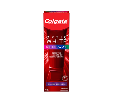Optic White Renewal Teeth Whitening Toothpaste, 70 ml, Enamel Strength