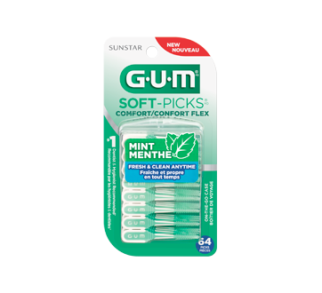 Image of product G·U·M - Soft-Picks Comfort Flex, 64 unités, Mint