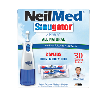 Image of product NeilMed - Sinogator Cordless Pulsating Nasal Wash, 1 unit