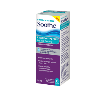 Image 3 of product Bausch and Lomb - Soothe Preservative Free Dry Eye Therapy, 10 ml