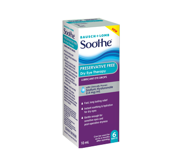Image 4 of product Bausch and Lomb - Soothe Preservative Free Dry Eye Therapy, 10 ml