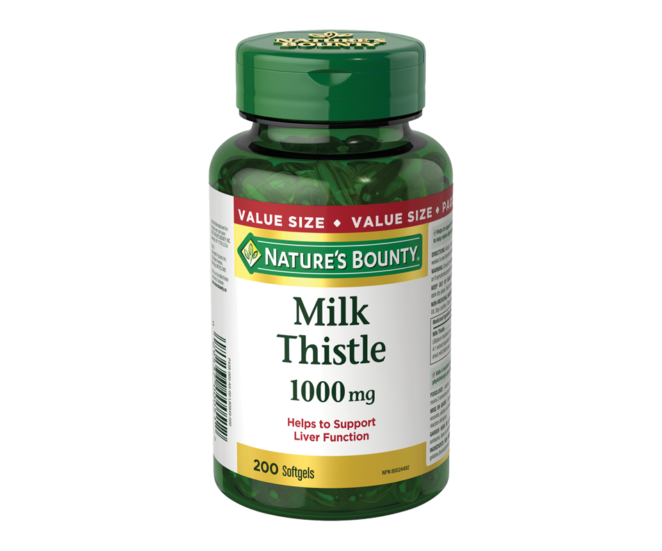 Milk Thistle 1000 mg, 200 units Nature's Bounty Miscellaneous