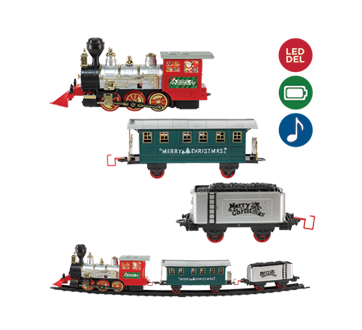 Image of product Danson Decor - Musical Christmas Train, 13 unit