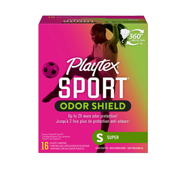 Sport Odor Shield Unscented Tampons, 16 units, Super