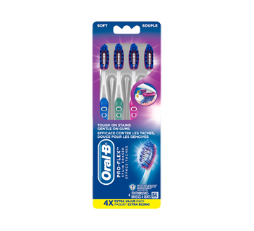 Pro-Flex Stain Eraser Toothbrush, 4 units, Soft 