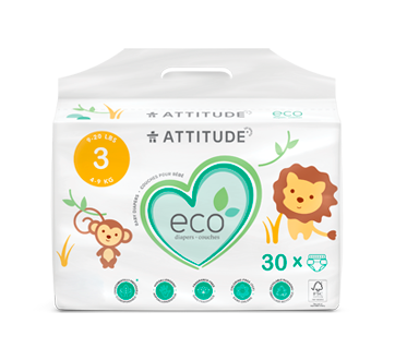 Image of product Attitude - Baby Diapers Midi Sizes 3