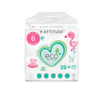 Image of product Attitude - Baby Diapers XL Sizes 6