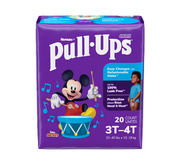 Image 1 of product Pull-Ups - Boys' Potty Training Pants, 3T-4T, 20 units
