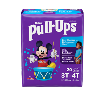 Boys' Potty Training Pants, 3T-4T, 20 units – Pull-Ups : Training pants