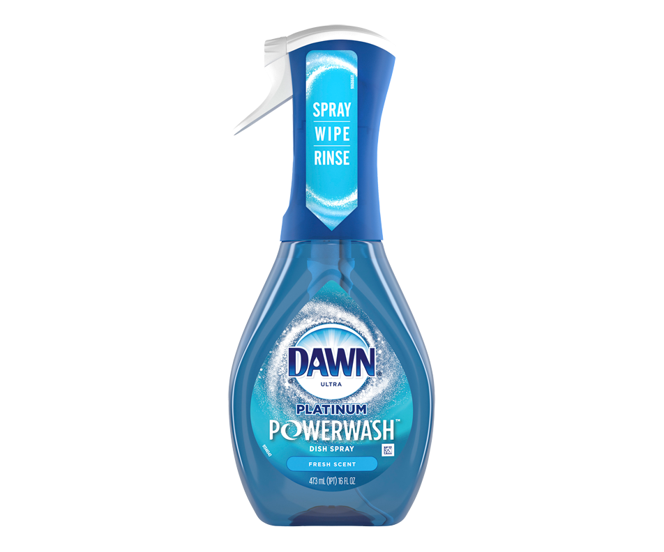 Ultra Platinum Powerwash Dish Spray Dish Soap, Fresh Scent, 473 ml