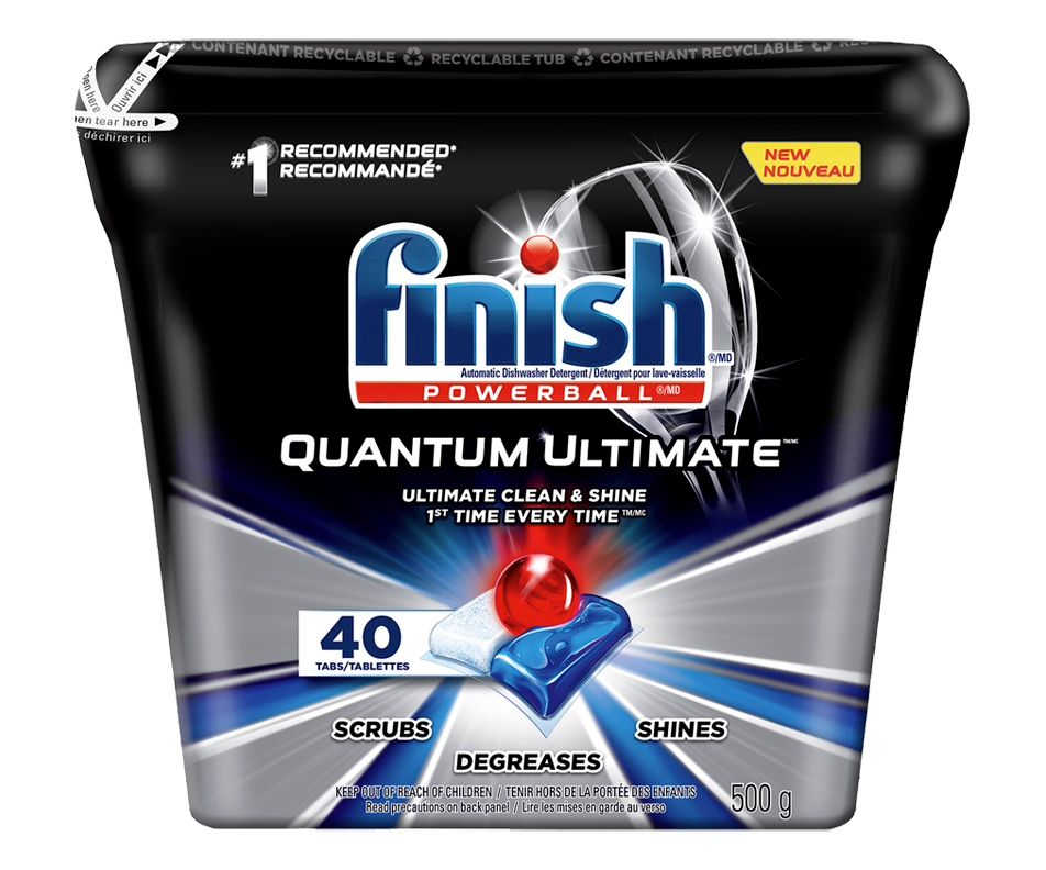 Powerball Automatic Dishwasher Detergent, 40 units Finish Dish soap