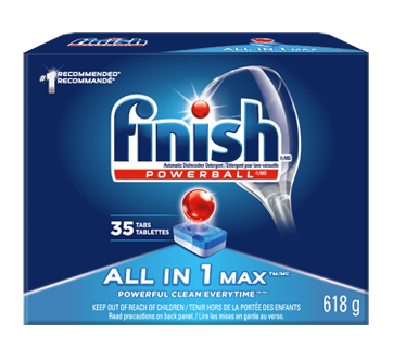 Powerball All in 1 Max Automatic Dishwasher Detergent, 35 units