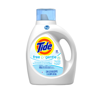 Liquid Laundry Detergent, 2.04 L, Free & Gentle
